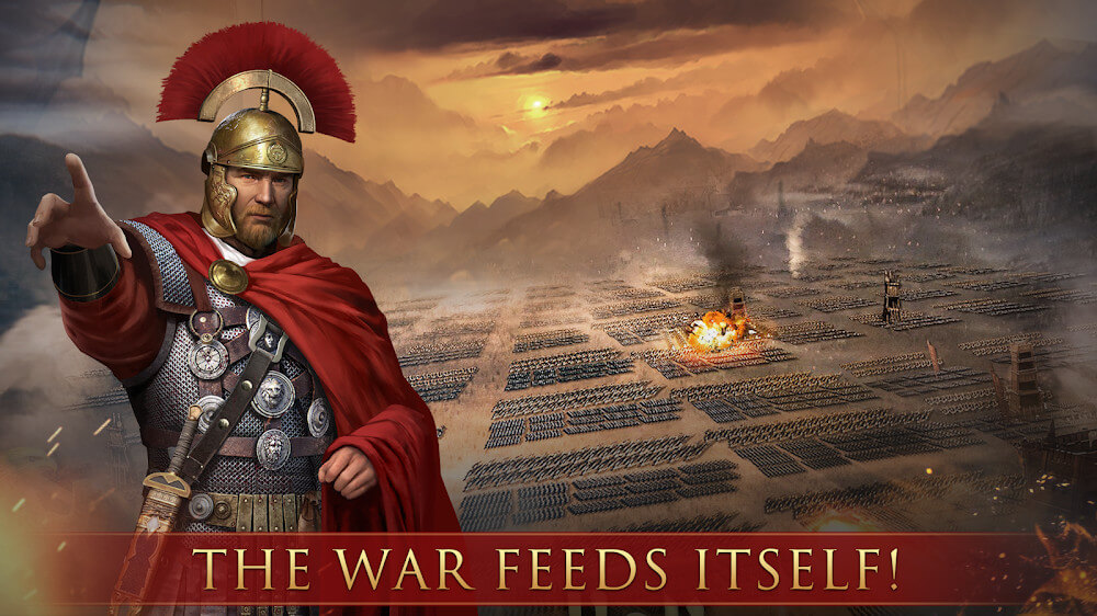 Schermata Grand War: Rome Strategy Games Mod 1