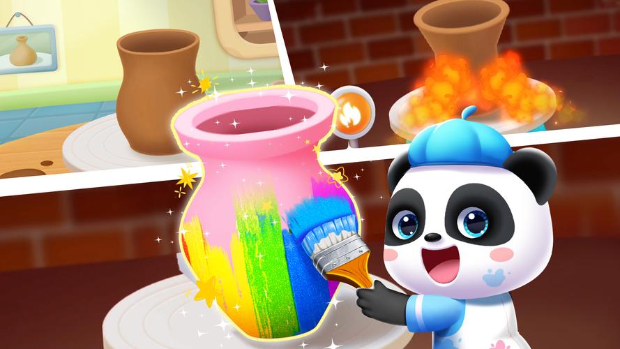 Baby Panda's Kids School экрана 3
