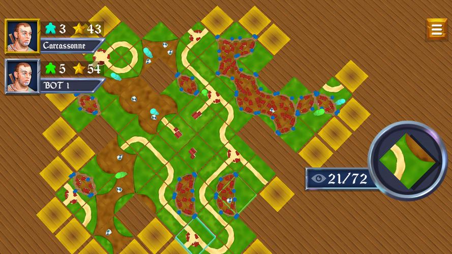 War of Carcassonne board Games capture d’écran 0