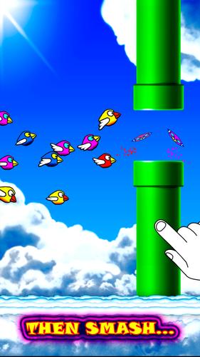 Fun Birds Game - Angry Smash captura de pantalla 1