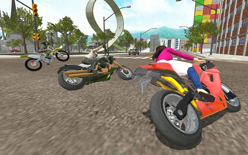 Screenshot Motorbike Rush Drive Simulator 0