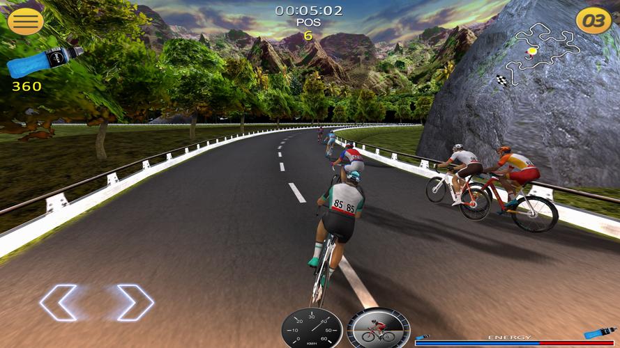 Pro Cycling Tour ကိုဖန်သားပြင်1