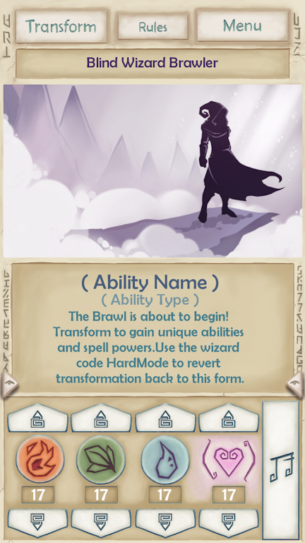 Blind Wizard Brawl ကိုဖန်သားပြင်0