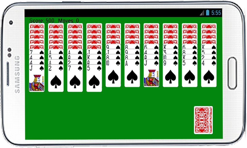 Spider Solitaire Card Game HD by Appsi屏幕截圖3