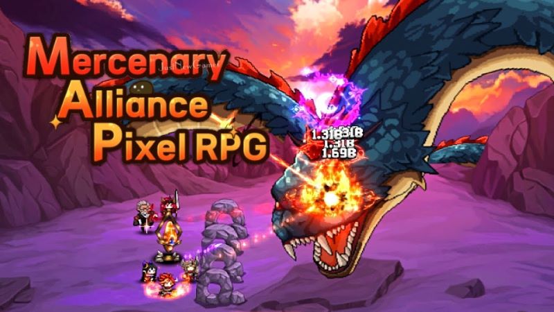 Mercenary Alliance: Pixel RPGスクリーンショット0