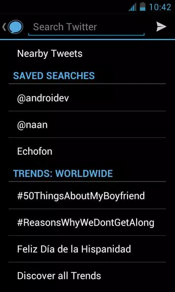 Echofon for Twitter captura de pantalla 2