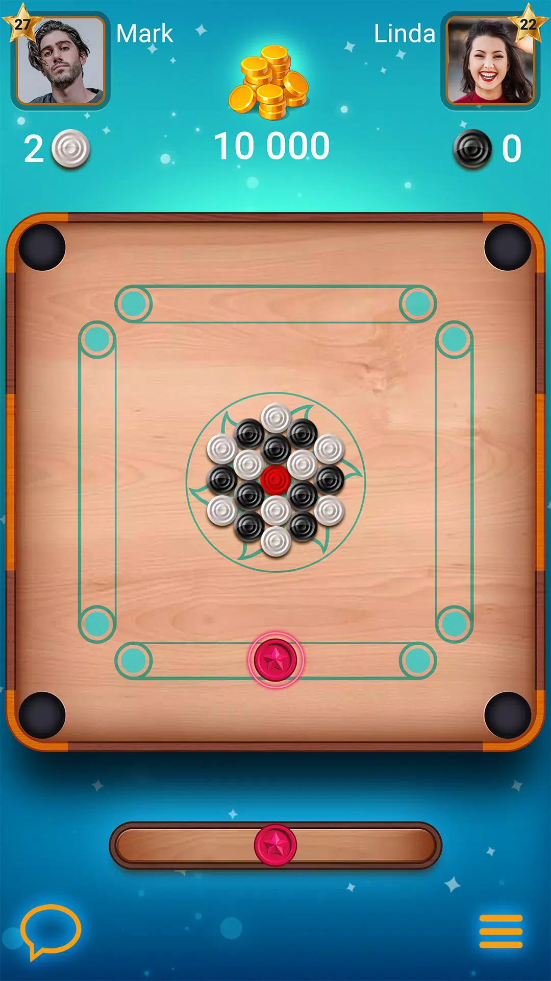 Carrom Lure - Disc pool game স্ক্রিনশট 2