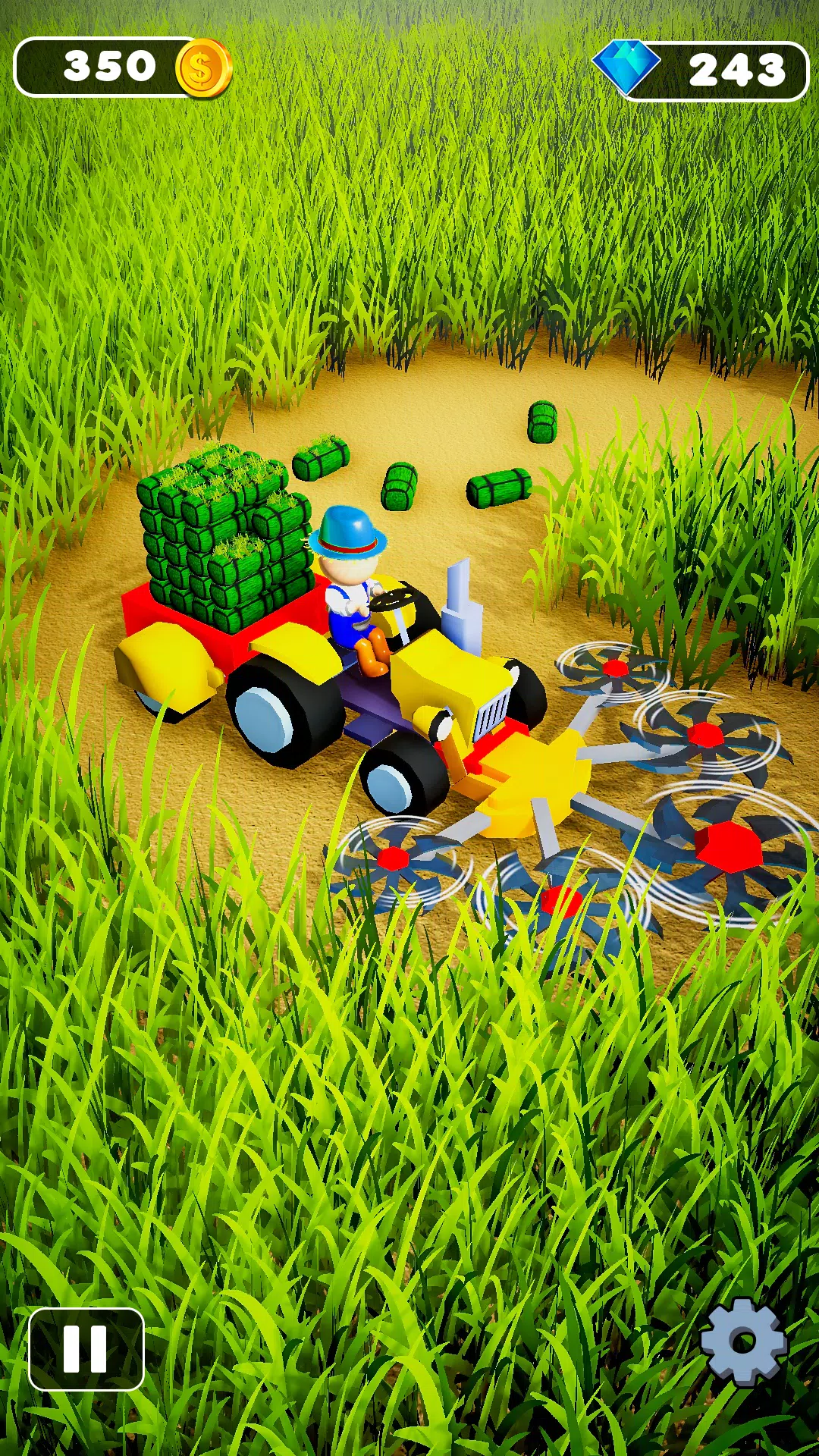 Grass Cutting Offline Captura de pantalla 1