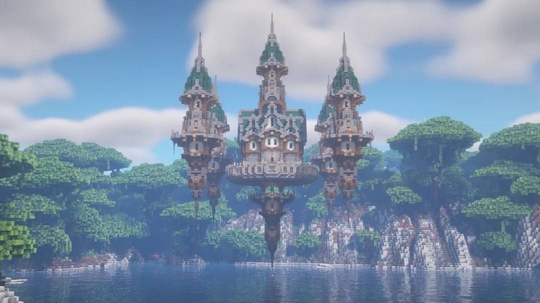 Floating Castle Minecraft