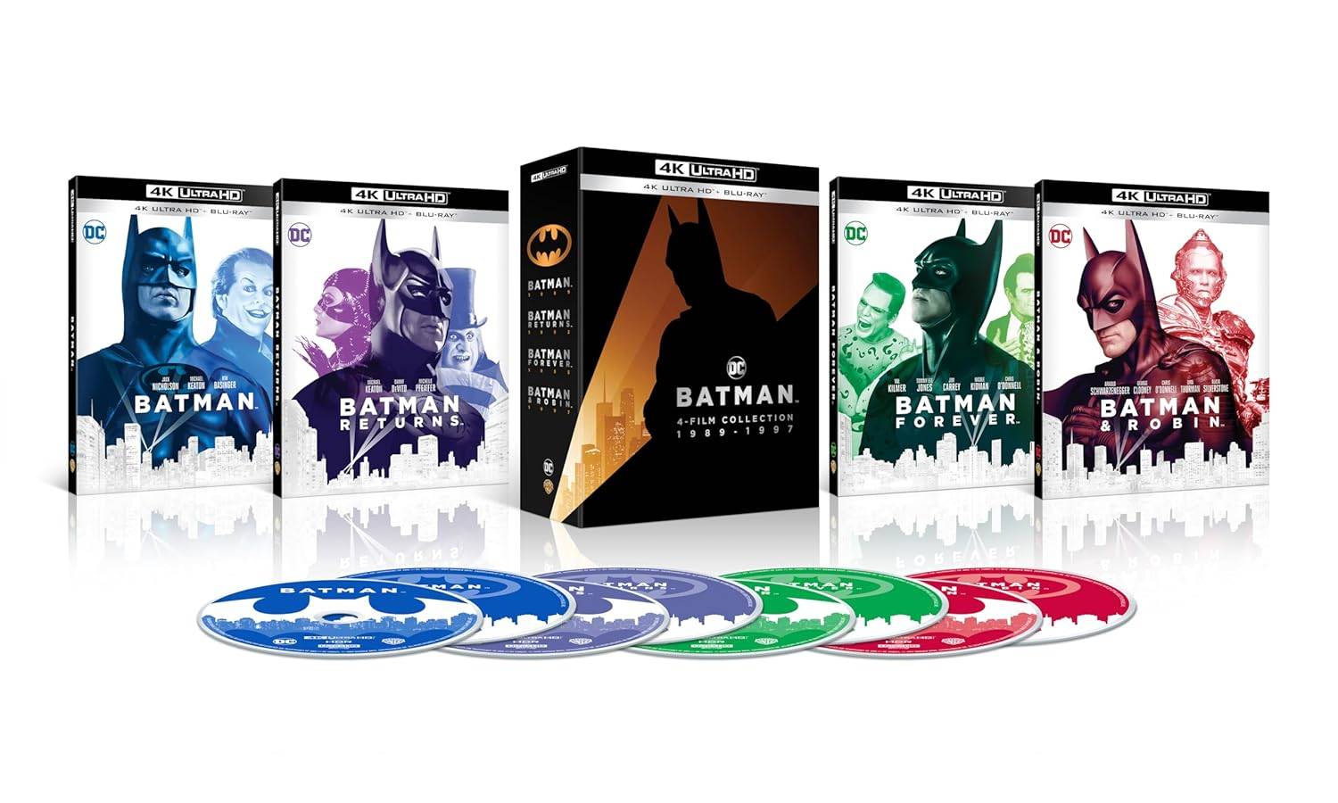 Koleksyon ng Batman Paborito 4K UHD + Blu-ray