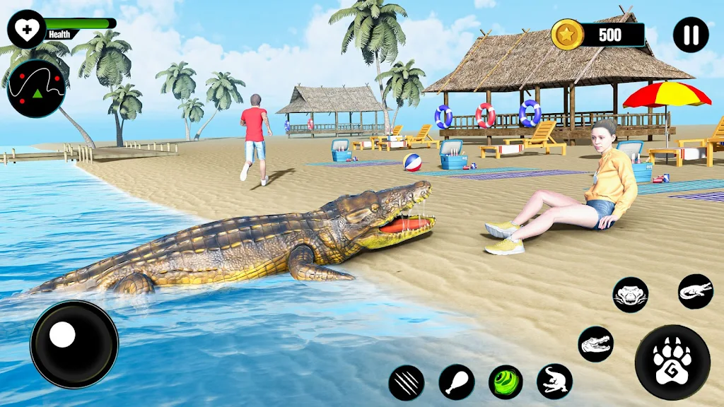 Crocodile Attack Animal gamesスクリーンショット1