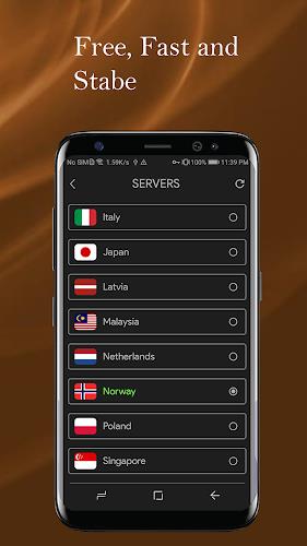 CAFE VPN - Fast Secure VPN App Screenshot 2