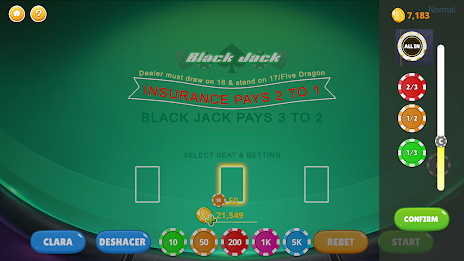 Screenshot Blackjack - Casino World 1