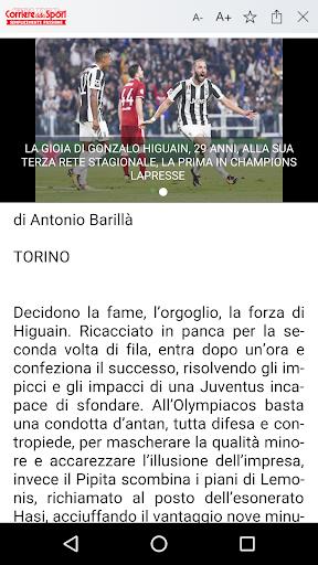 Screenshot Corriere dello Sport HD 0