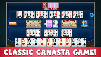 Canasta Plus Offline Card Game zrzut ekranu 0