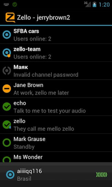 Zello PTT Walkie Talkie屏幕截圖3