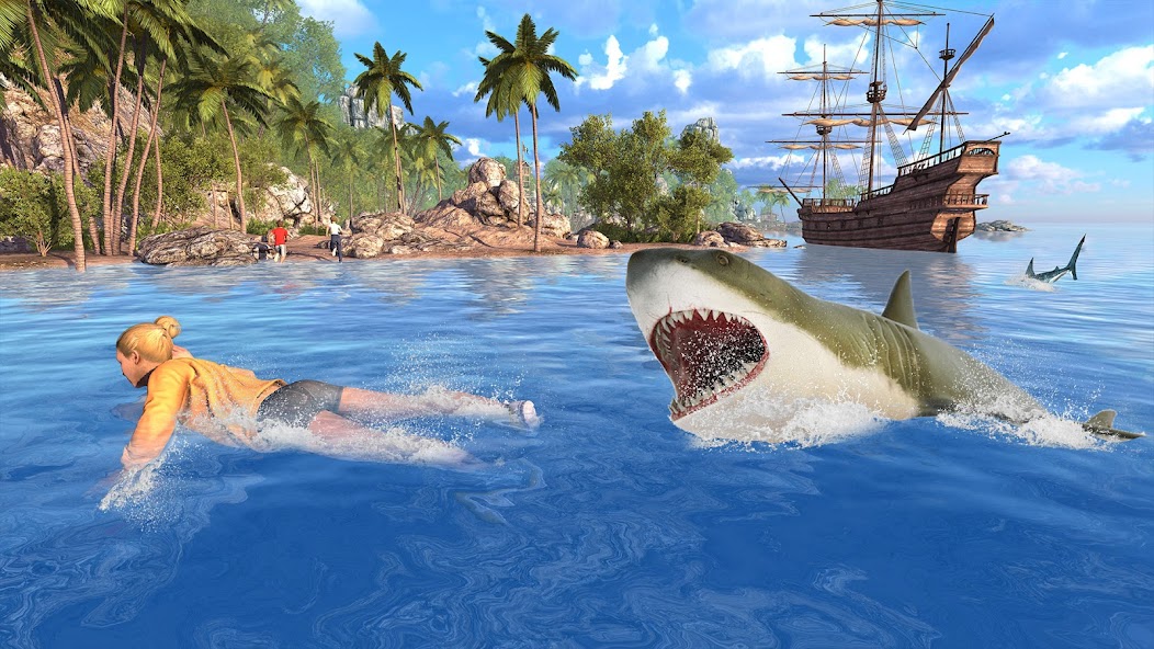 Angry Shark Games: Game 2024 Mod screenshot 1