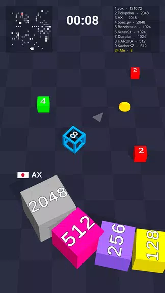 Cube Arena 2048: Merge Numbers ကိုဖန်သားပြင်1