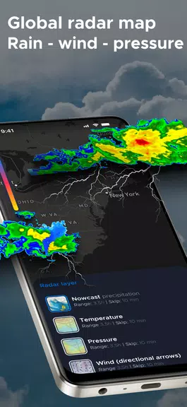 Overdrop: Weather today, radar screenshot 2