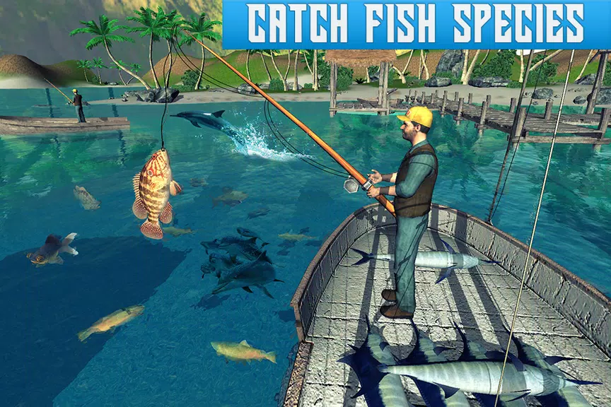 Boat Fishing Simulator Hunting ကိုဖန်သားပြင်0