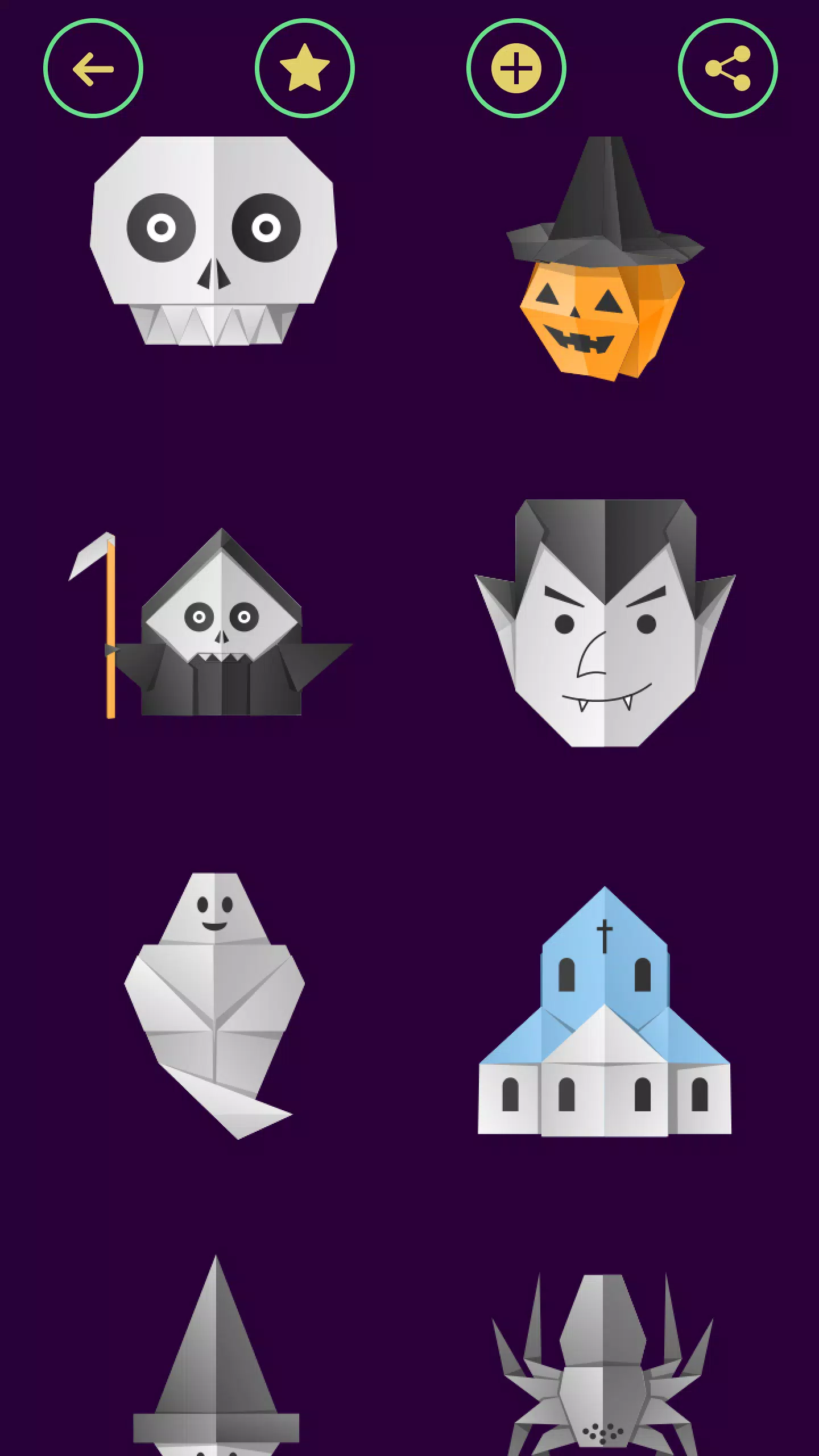 Origami Halloween 스크린샷 3