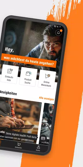 heyOBI Profi: Handwerker-App экрана 1