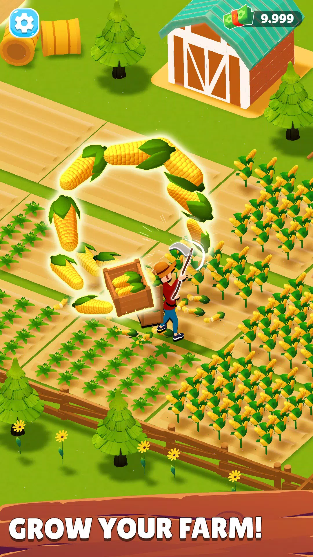 Crop to Craft - Idle Farm Game capture d’écran 0