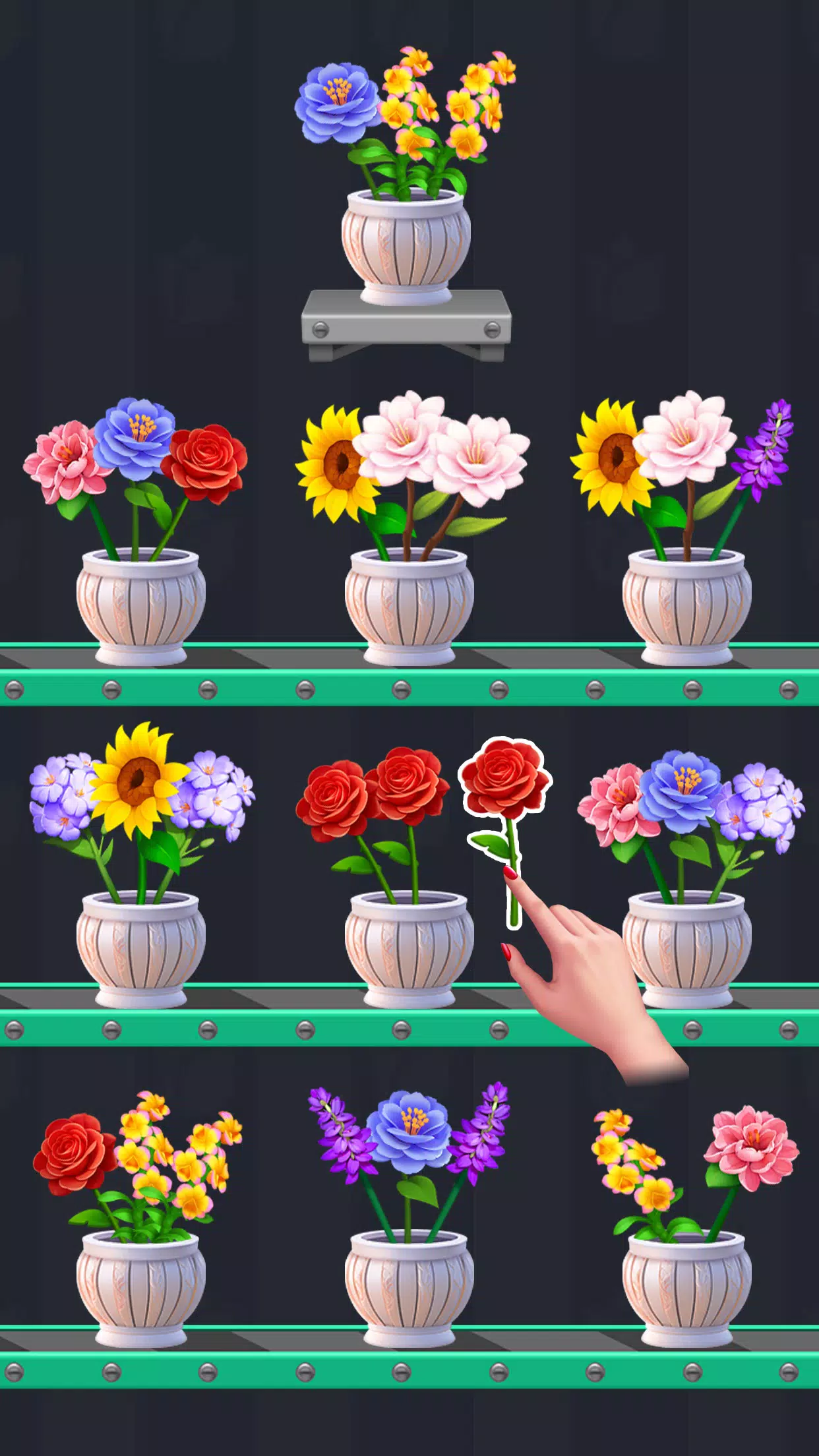 Blossom Sort® - Flower Games captura de pantalla 1