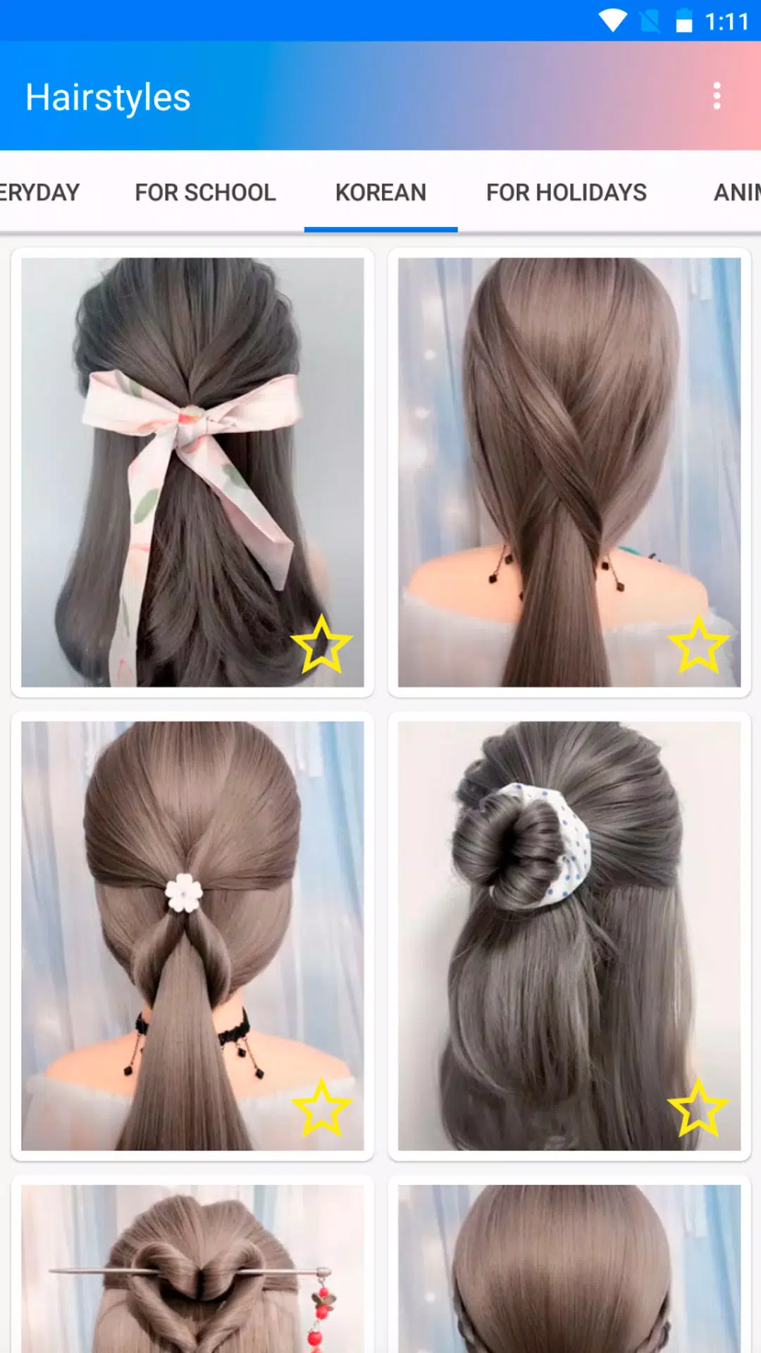 Schermata Easy hairstyles step by step 1