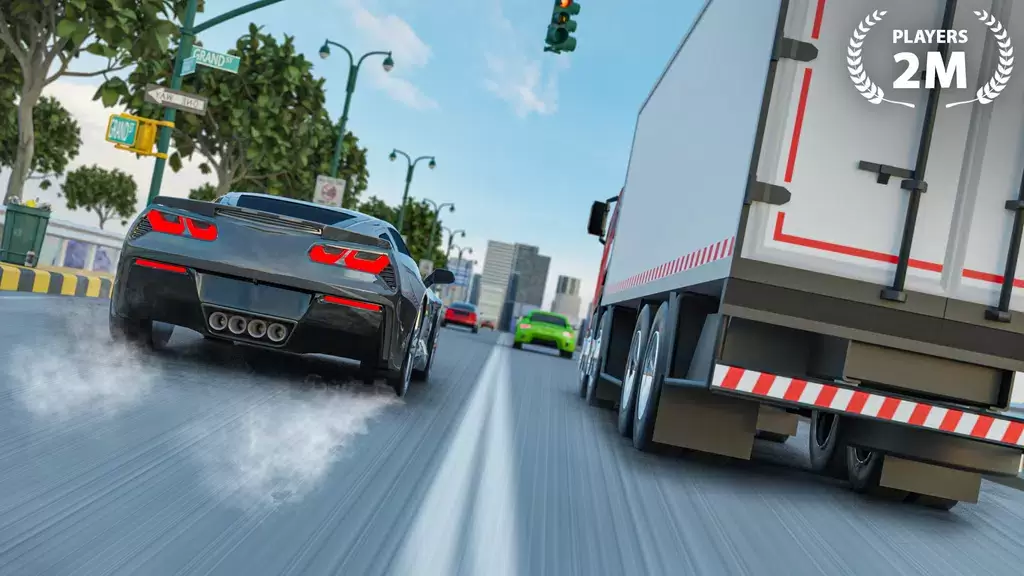 Turbo Traffic Car Racing Game Скриншот 0