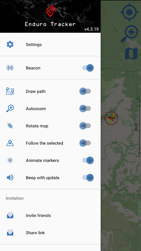 Enduro Tracker - GPS tracker captura de pantalla 0