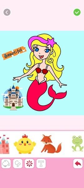 Mermaids Coloring screenshot 2