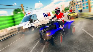 ATV Quad Bike Traffic Race屏幕截圖1