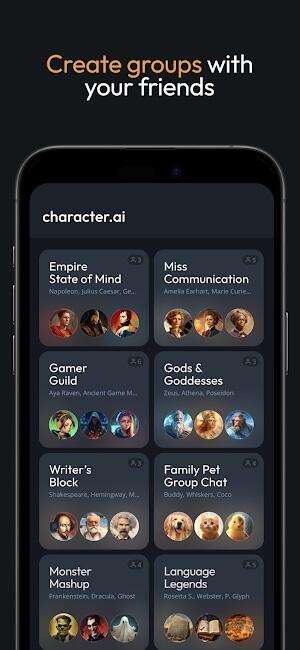 Personagem AI Mod APK Premium desbloqueado