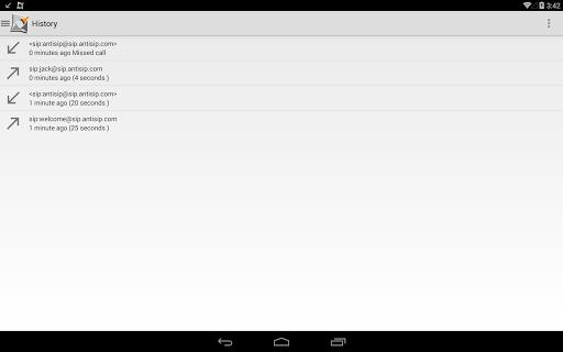 Voip By Antisip (+Video) capture d’écran 2