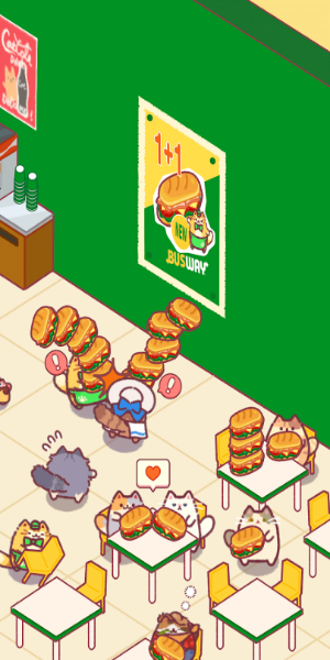 Cat Snack Bar: Cute Food Gamesスクリーンショット2