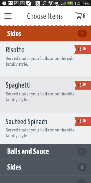 Oak City Meatball Shoppe экрана 2
