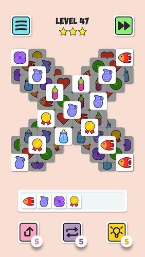 Triple Match - Tile Connect экрана 2