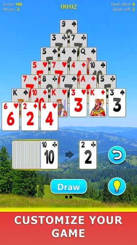 Screenshot Pyramid Solitaire Mobile 1