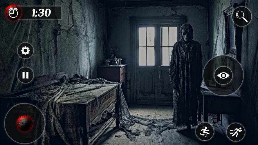 Evil Scary Mansion Games 3D captura de pantalla 2