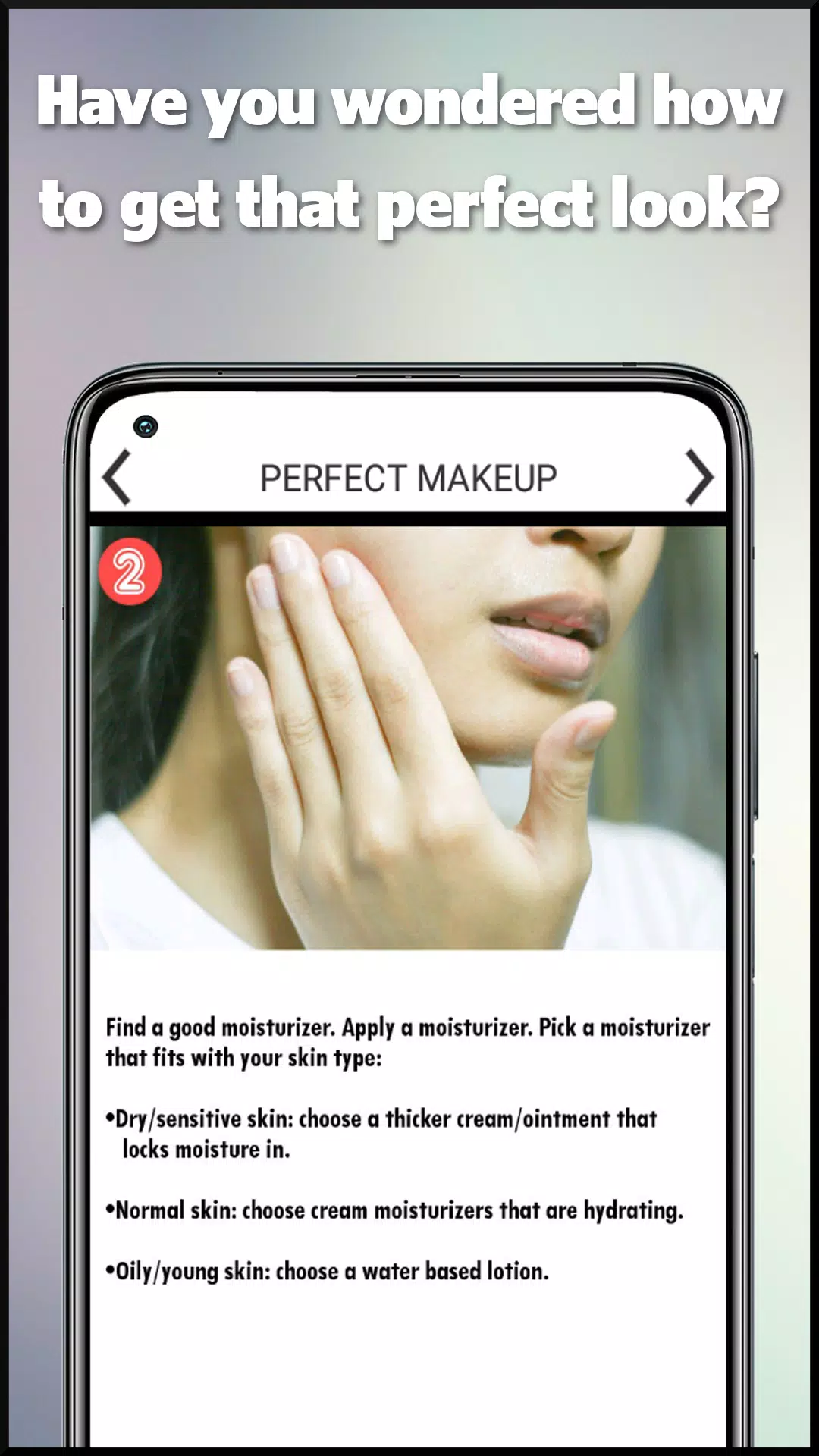 Makeup guide screenshot 1