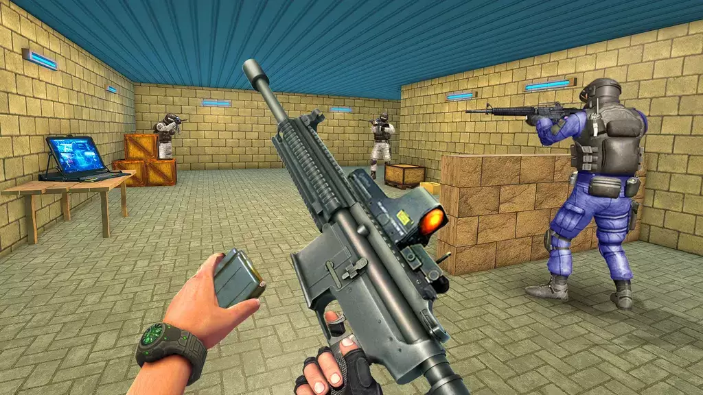 銃のゲーム: FPS 銃ゲームと コマンドーシューティングゲ スクリーンショット 1