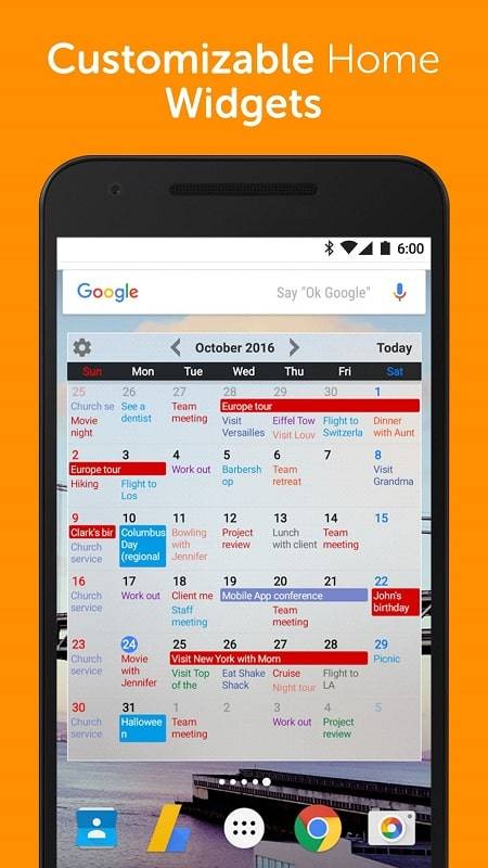 Calendar+ Schedule Planner Captura de pantalla 0