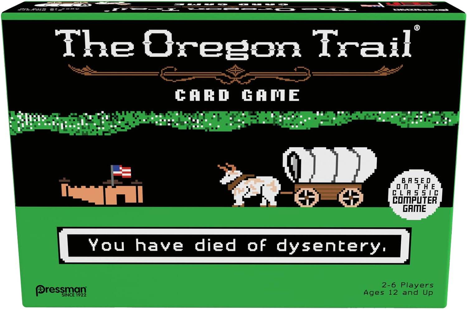 O jogo de cartas do Oregon Trail