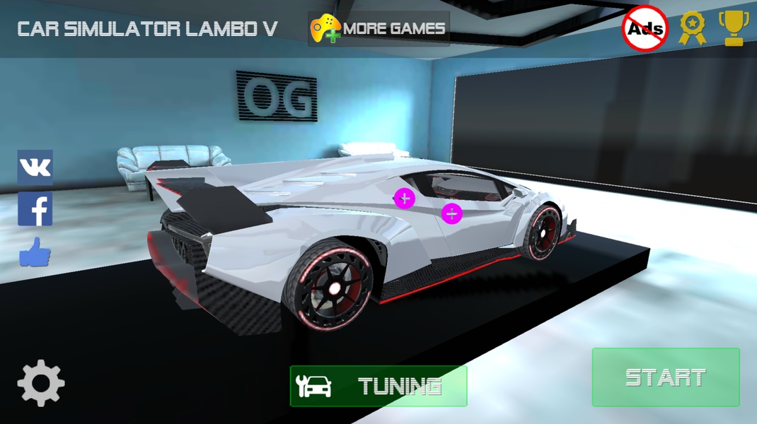 Car Simulator Veneno zrzut ekranu 0