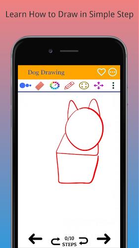 How to Draw Dog Step by Step ကိုဖန်သားပြင်0