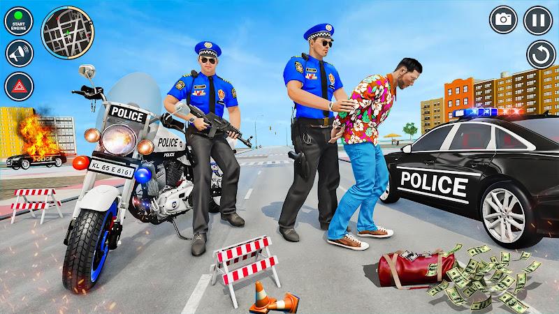 ภาพหน้าจอ Police Motor Bike Crime Chase 3