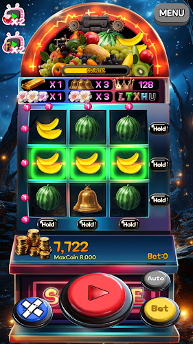 Heart-racey Fruits Golden Slot 스크린샷 1