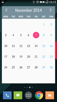 Month Calendar Widget by BiHSnow ကိုဖန်သားပြင်0