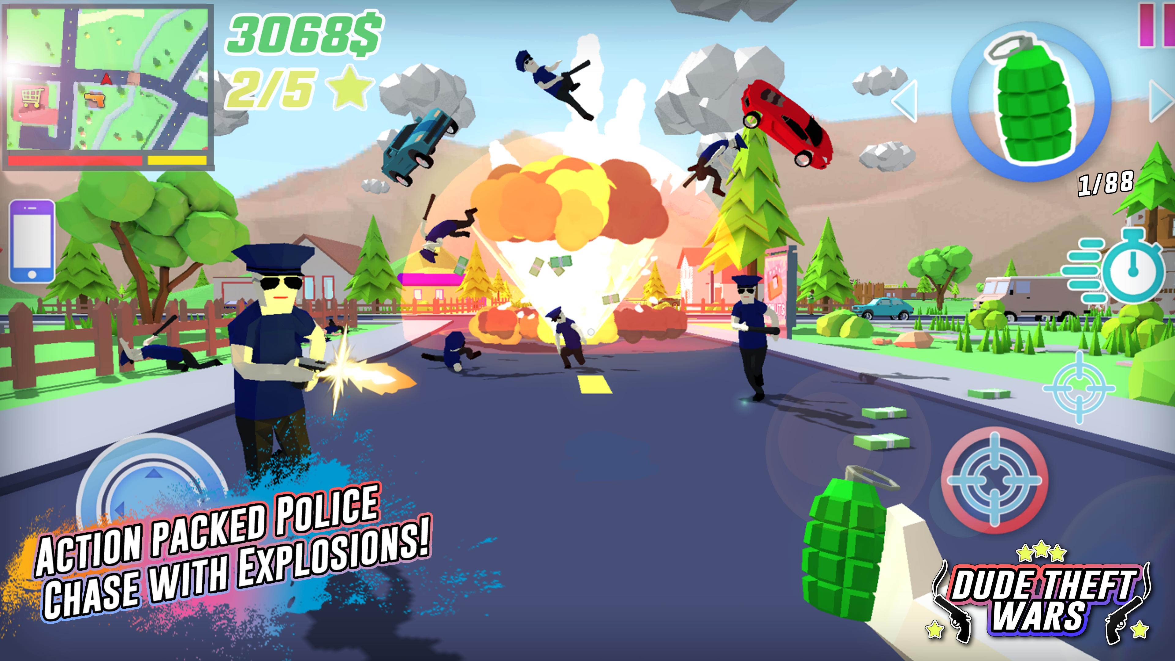 Dude Theft Wars FPS Open world屏幕截圖0